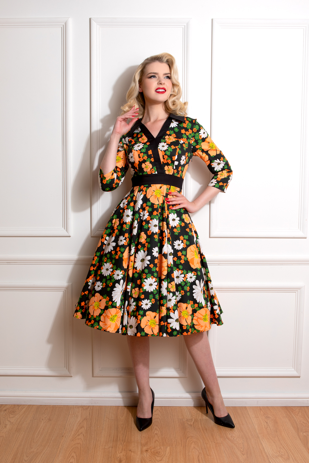 Tessa Floral Swing Dress